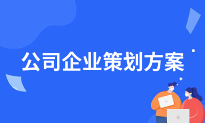 公司企业策划方案(集锦9
